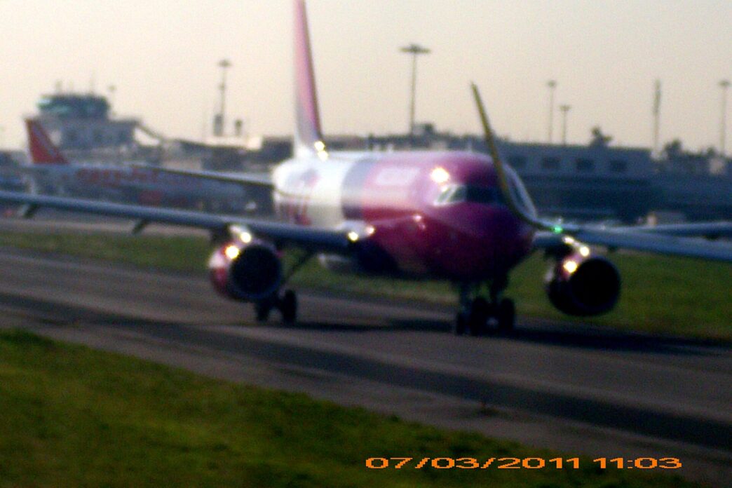 Lietadlo Wizz Air na odbavovacej ploche