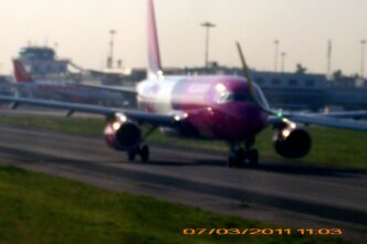 Lietadlo Wizz Air na odbavovacej ploche